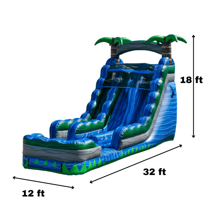 Double Lane Blue Crush 18ft